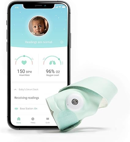 Owlet - Smart Sock 3 Monitor - iOS and Android Compatible - Green, 0-18 Months | Amazon (US)