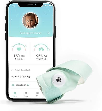 Owlet - Smart Sock 3 Monitor - iOS and Android Compatible - Green, 0-18 Months | Amazon (US)