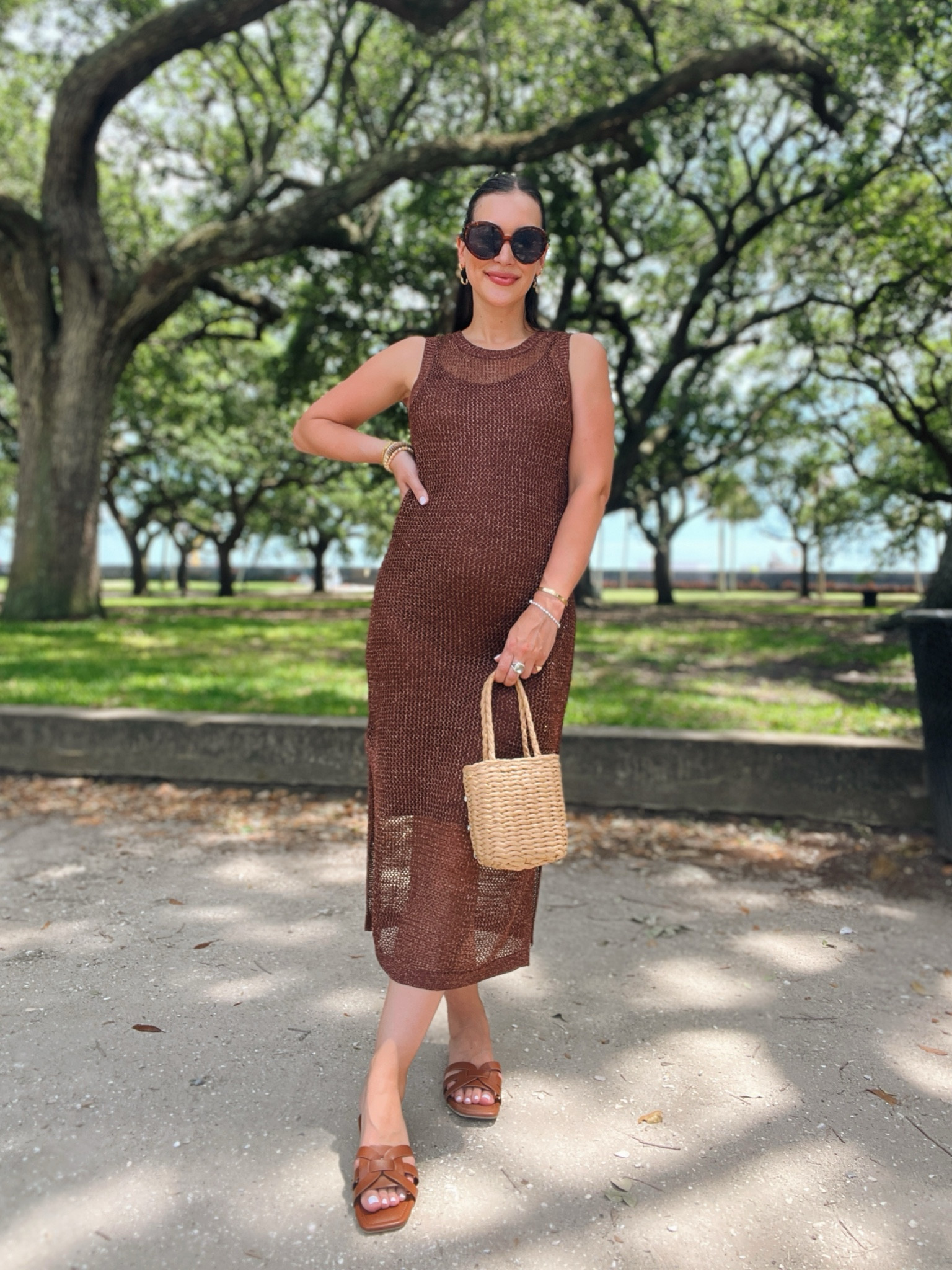 Love this Target knit midi for summer -

Looks great as a coverup without the slip underneath too! I ordered my usual size -

#LTKFindsUnder50