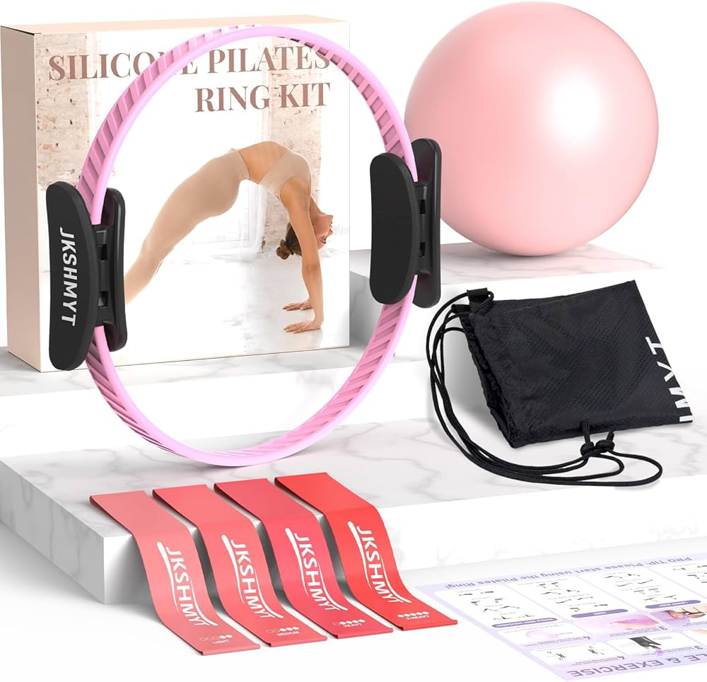 Kit de anillos de pilates para mujer, equipo de pilates – 14.5 pulgadas para entrenamiento de c... | Amazon (US)