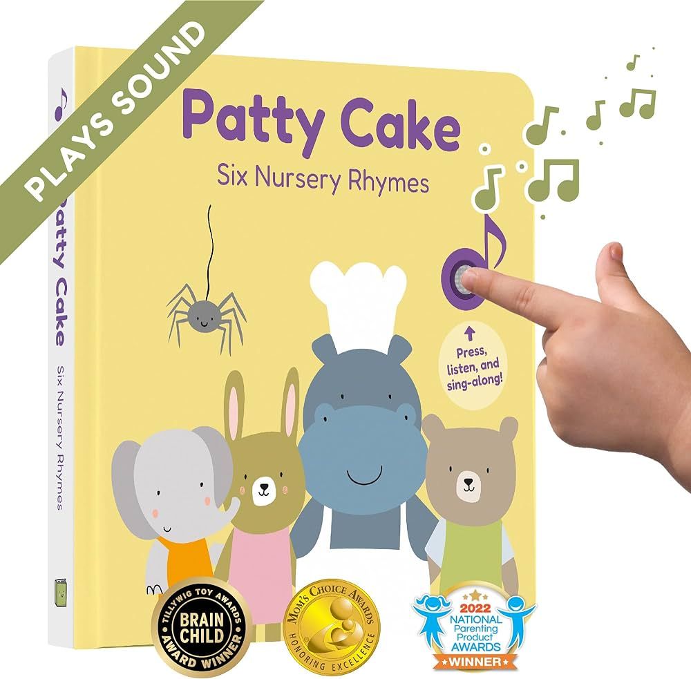 Cali's Books Patty Cake Nursery Rhymes | Sound Books for Toddlers 1-3 | Perfect 1 Year Old Girl G... | Amazon (US)