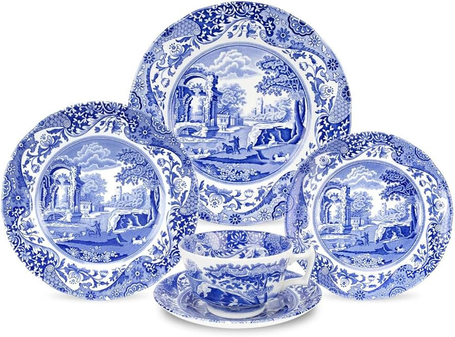 Spode Blue Italian 5-Piece Place Setting | Amazon (US)
