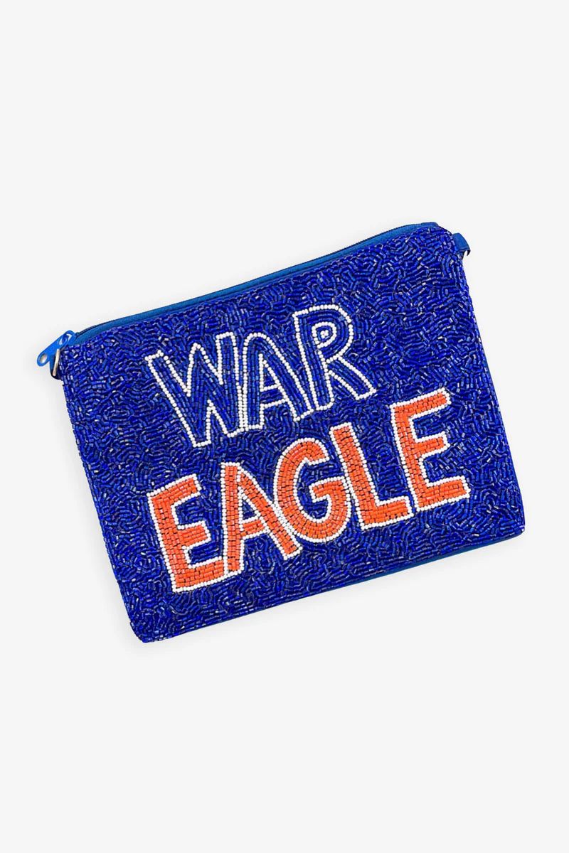 Fan Behavior Beaded Pouch - Eagle | The Impeccable Pig