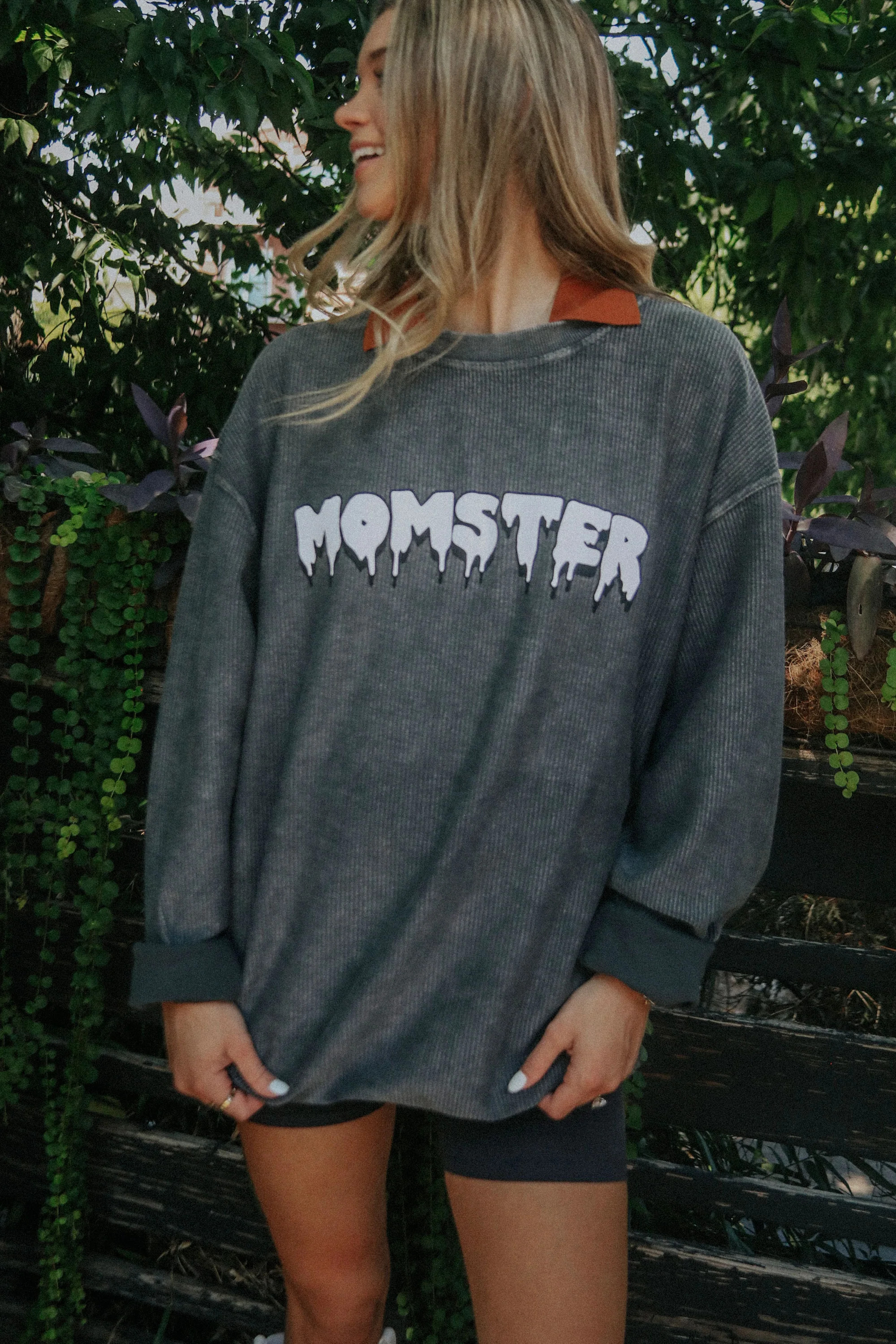 charlie southern: momster corded sweatshirt | RIFFRAFF