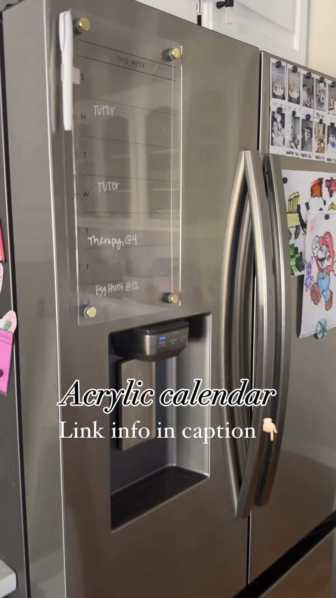 Acrylic calendar 📆! Perfect for the fridge ! So pretty and comes with the white marker too! 

#LTKhome #LTKfindsunder100 #LTKfindsunder50