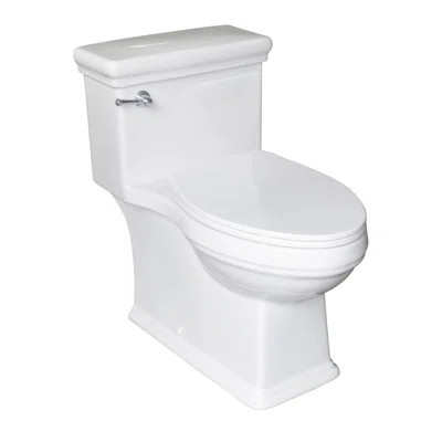 Key West One Piece Elongated Skirted Toilet ADA Compliant | Wayfair North America