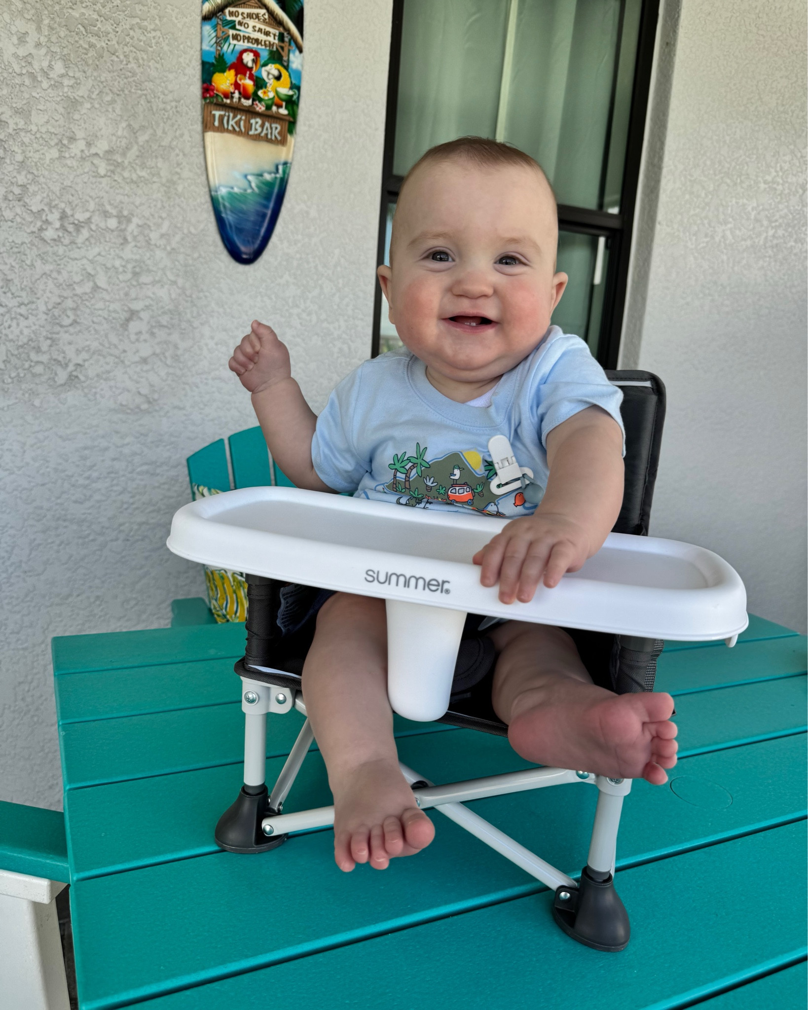 The cutest little portable highchair that’s a must have for traveling or even just for convenience! Has straps to attach to a chair! 

#LTKBaby #LTKFindsUnder50 #LTKTravel