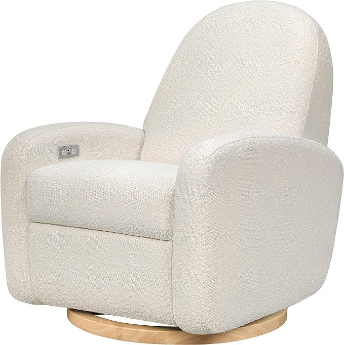 Babyletto Nami Electronic Power Recliner and Swivel Glider with USB Port in Ivory Boucle with Lig... | Amazon (US)
