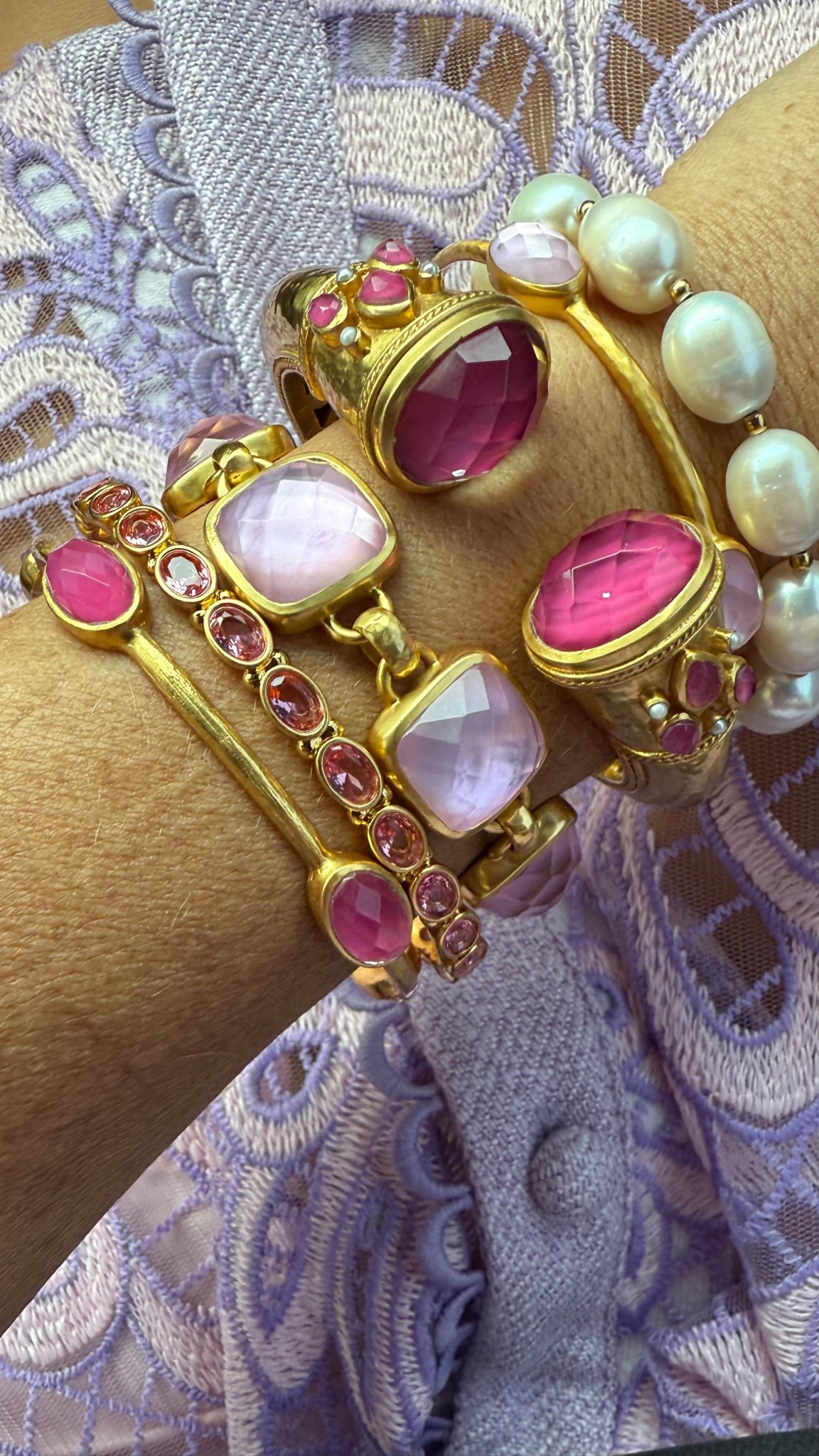 Horse race fashion / statement jewelry/ pink gemstones /luxury fashion / bangles and cuff bracelets / gifts for her / graduation gifts 

#LTKStyleTip #LTKOver40 #LTKGiftGuide