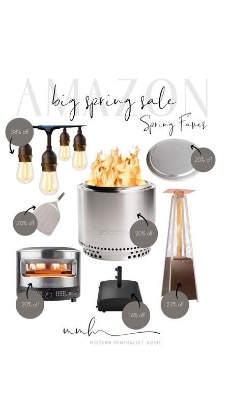 Amazon big spring sale outdoor living finds. I’m so ready for outdoor patio season. Amazing price for this solo stove with the pizza attachment and the outdoor heater.

#LTKsalealert #LTKSeasonal #LTKhome