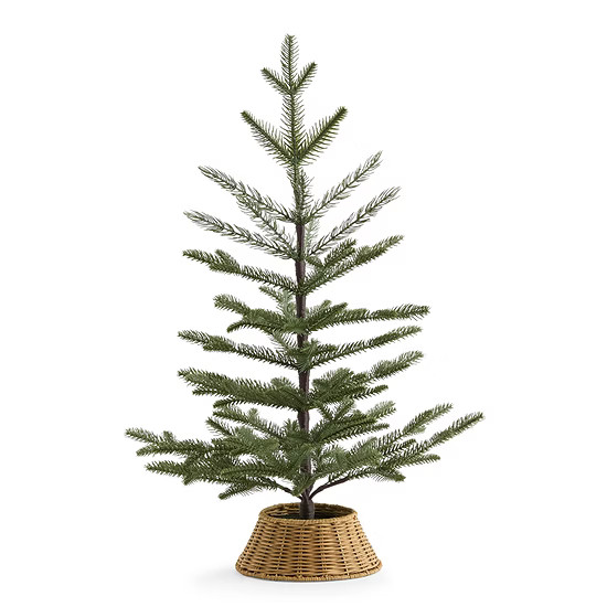 North Pole Trading Co. 25in Willow Pot Christmas Tabletop Tree, Color: Green - JCPenney | JCPenney