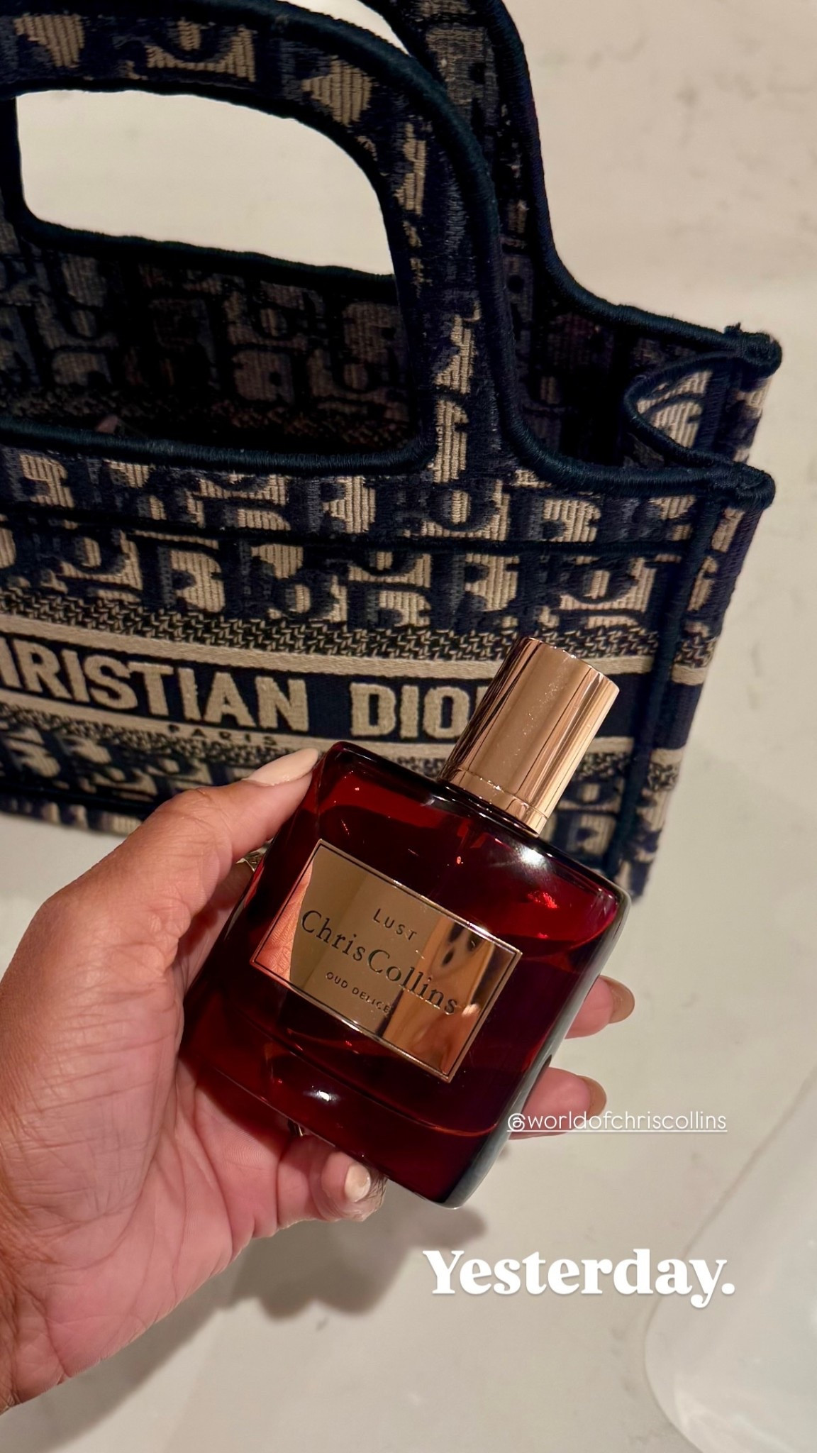 Yesterday.  @worldofchriscollins