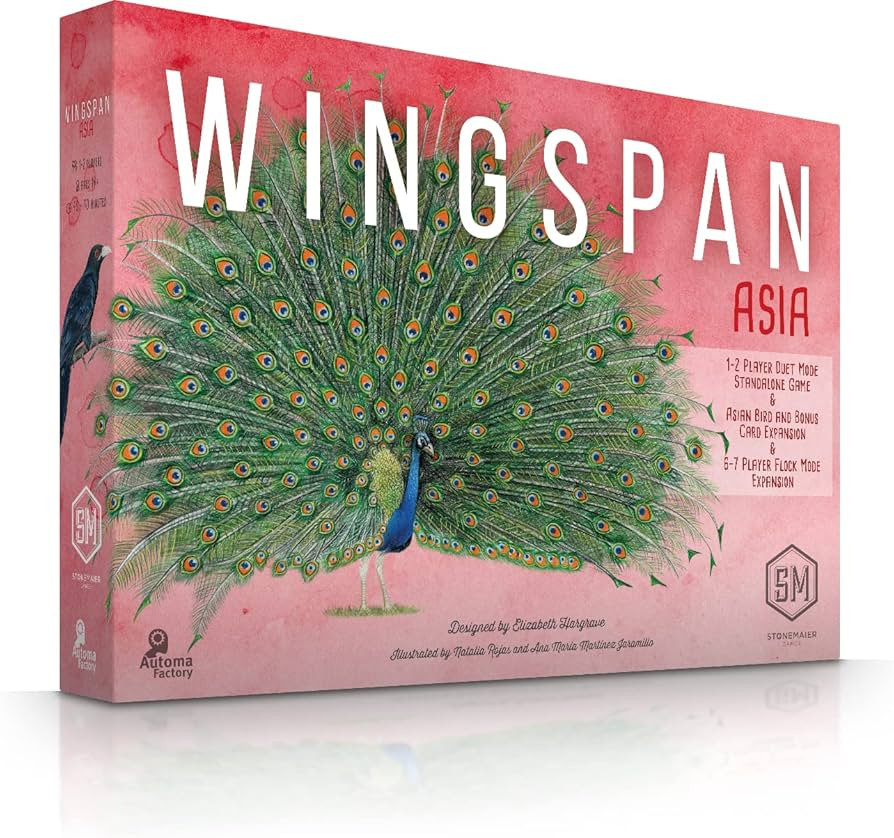 Stonemaier Games: Wingspan Asia Expansion, Strategy Board Game, Stand Alone Game Or Play with Cor... | Amazon (US)