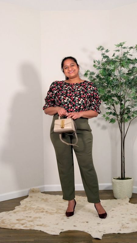 Spring workwear outfit ideas 

Draper James for @Kohls floral blouse on sale for $20 in size S
@jcrewfactory trousers in size 6
@bananarepublic pumps 
@demellier bag 
Also linked the artificial maple tree and area rug 

#LTKSeasonal #LTKstyletip #LTKworkwear