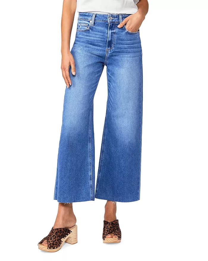 PAIGE Anessa High Rise Wide Leg Ankle Jeans Back to results -  Women - Bloomingdale's | Bloomingdale's (US)