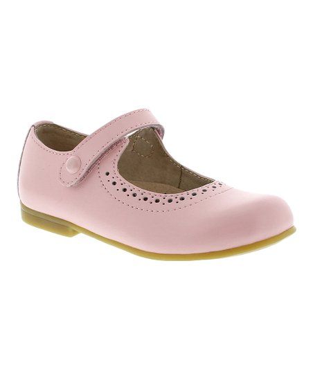 Pink Emma Leather Mary Jane - Girls | Zulily