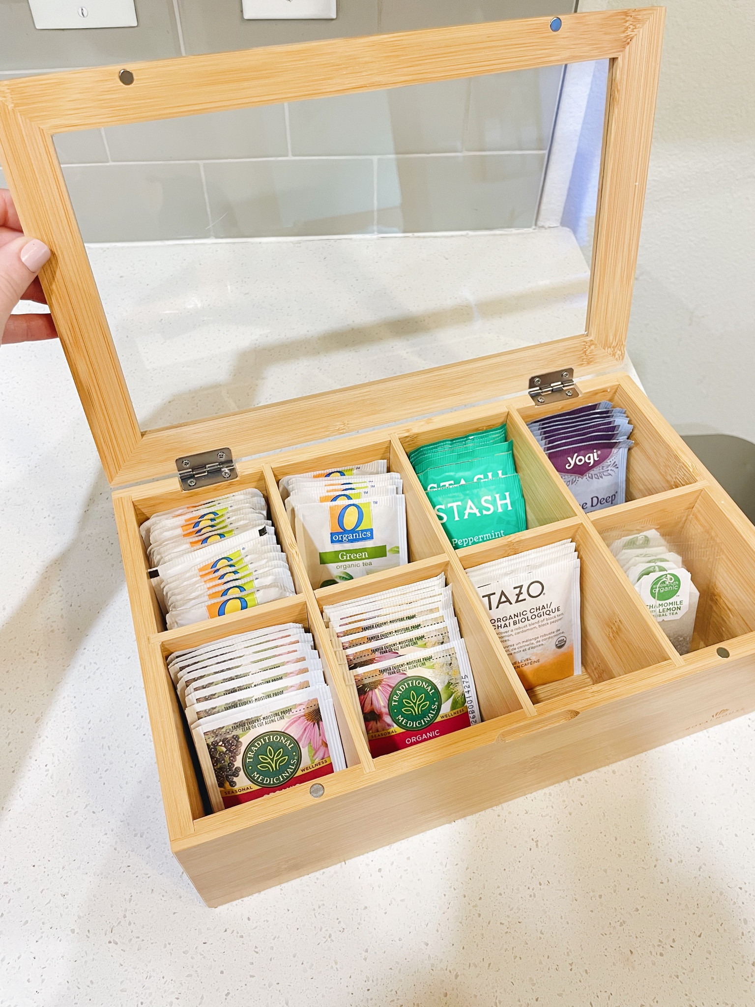 Tea boxes are a great way to organize teas so you don’t have to deal with those annoying cardboard boxes that always fall apart!

#LTKfindsunder50 #LTKhome #LTKfamily