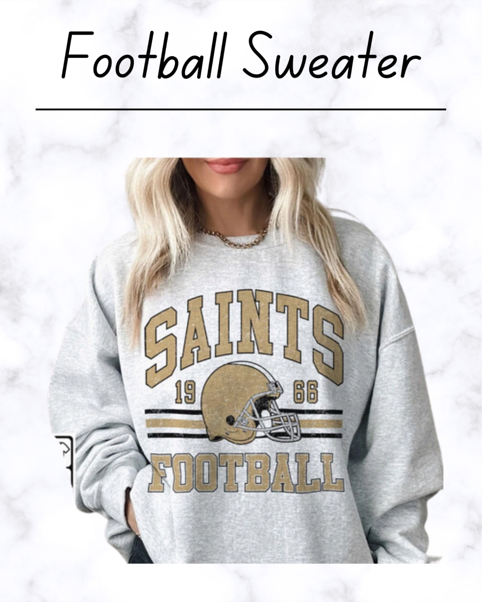 Check out this football sweater on Etsy

NFL sweatshirt, nfl sweater, football sweatshirt, football game day outfit, football outfit, football jersey, football game, football shirt, football game day, football party, fashion, New Orleans Saints 

#LTKstyletip #LTKautumn #LTKgiftguide