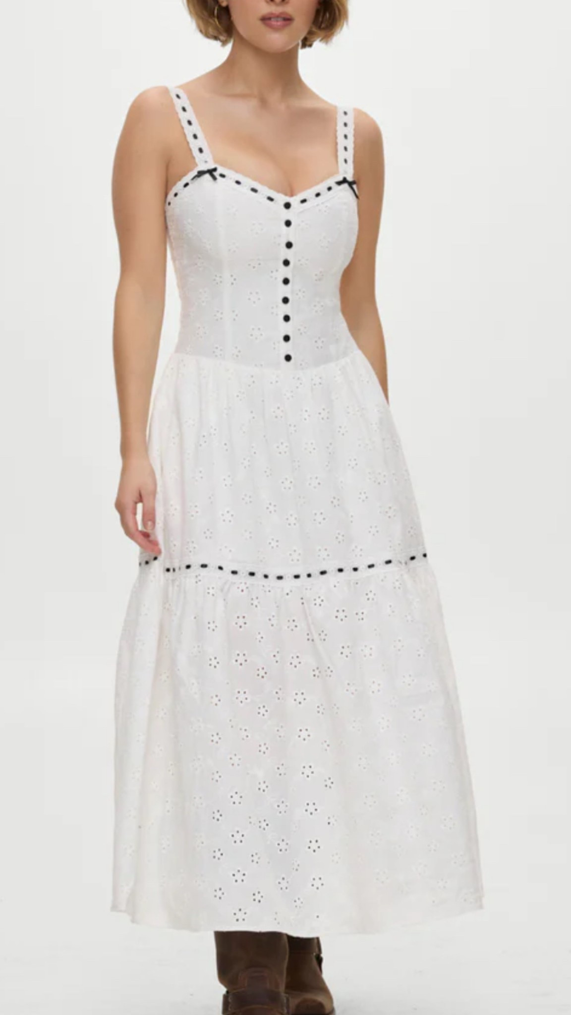 White maxi dress
Nashville outfit 
Western outfit
Spring

#LTKSeasonal