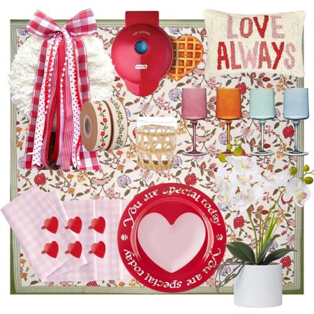 Valentine’s Day, spring decor, valentines table decor 

#LTKhome #LTKfamily #LTKSeasonal