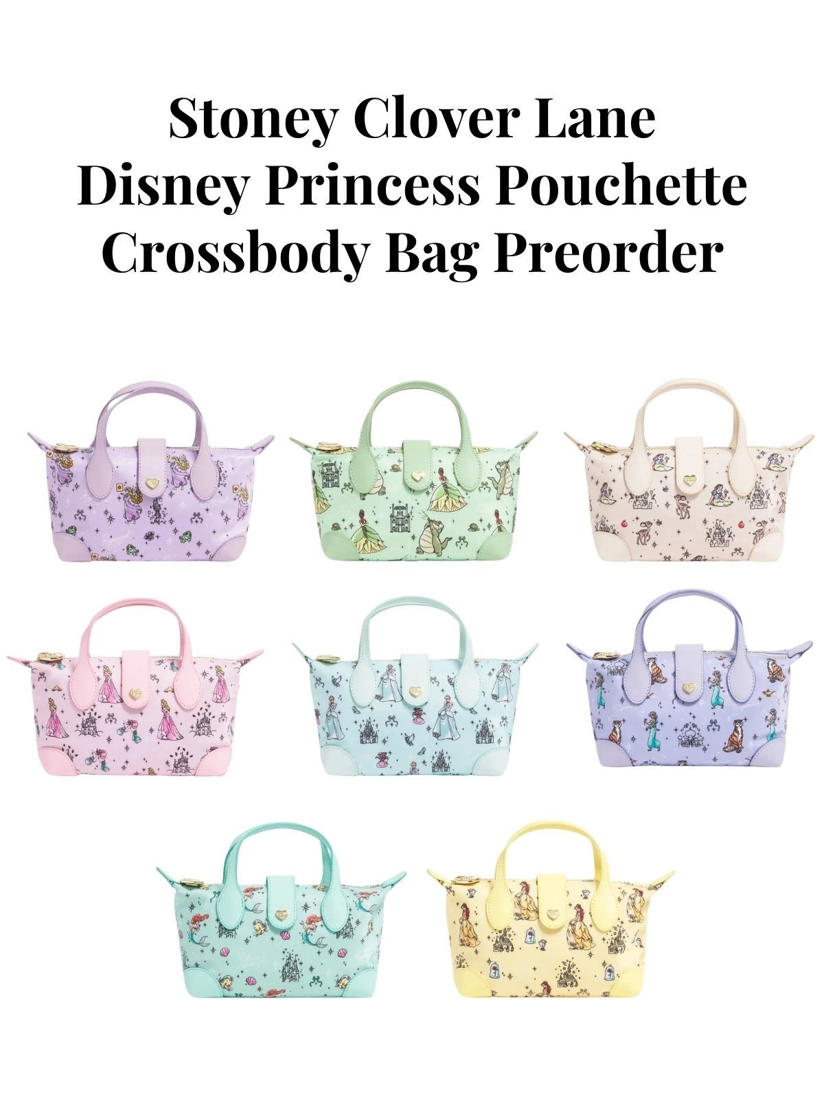 Disney princess pouchette crossbody bag preorder from Stoney Clover Lane

#LTKTravel