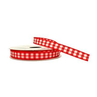 12 Pack: 3/8" x 7yd. Gingham Ribbon by Celebrate It™ in Red | 3/8" x 7yd | Michaels® | Michaels Stores