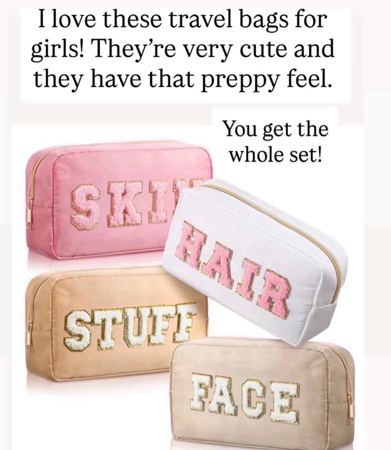 Travel cosmetic bags

#LTKKids