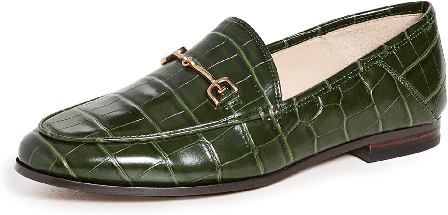 Sam Edelman Women's Loraine Loafers, Deep Emerald, Green, 8 Medium US | Amazon (US)