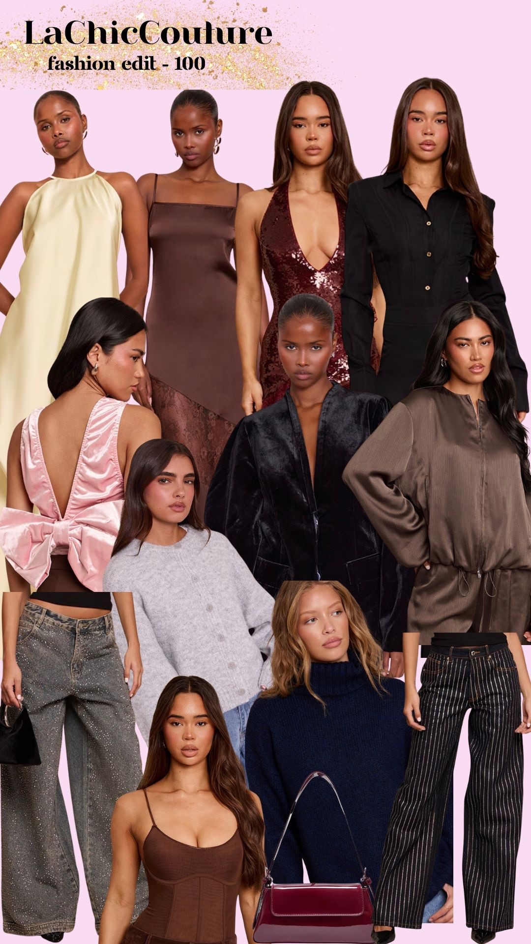 LaChicCouture Fashion Edit - 100 Fall Outfit. Holiday Outfit Inspo. Fashion trends. Fall Capsule Wardrobe #ootd #streetstyle #FashionTrends #Outfitinspo #falloutfits #falllooks #vogue #outfitideas #lachiccouture













#LTKHoliday #LTKootd #LTKCyberWeek