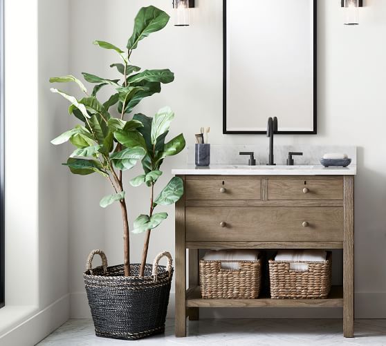 Faux Potted Fiddle Leaf Fig Trees | Pottery Barn (US)