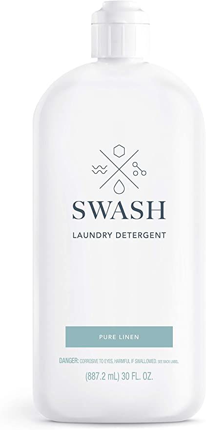 Swash by Whirlpool, Liquid Laundry Detergent, Pure Linen, 83 Loads, 30 fl. Oz. | Amazon (US)