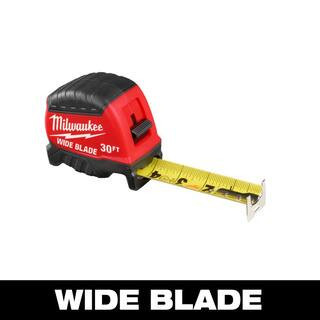 30 ft. Wide Blade Tape Measure With 18 ft. Reach | The Home Depot