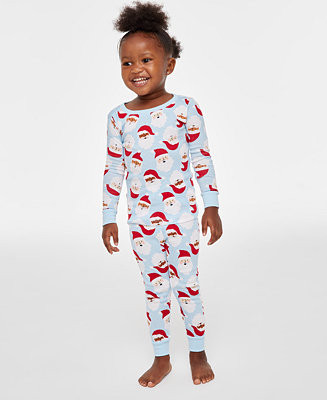 Toddler Santa Cotton Snug Fit Matching Family Pajamas Set, Created for Macy's | Macy's