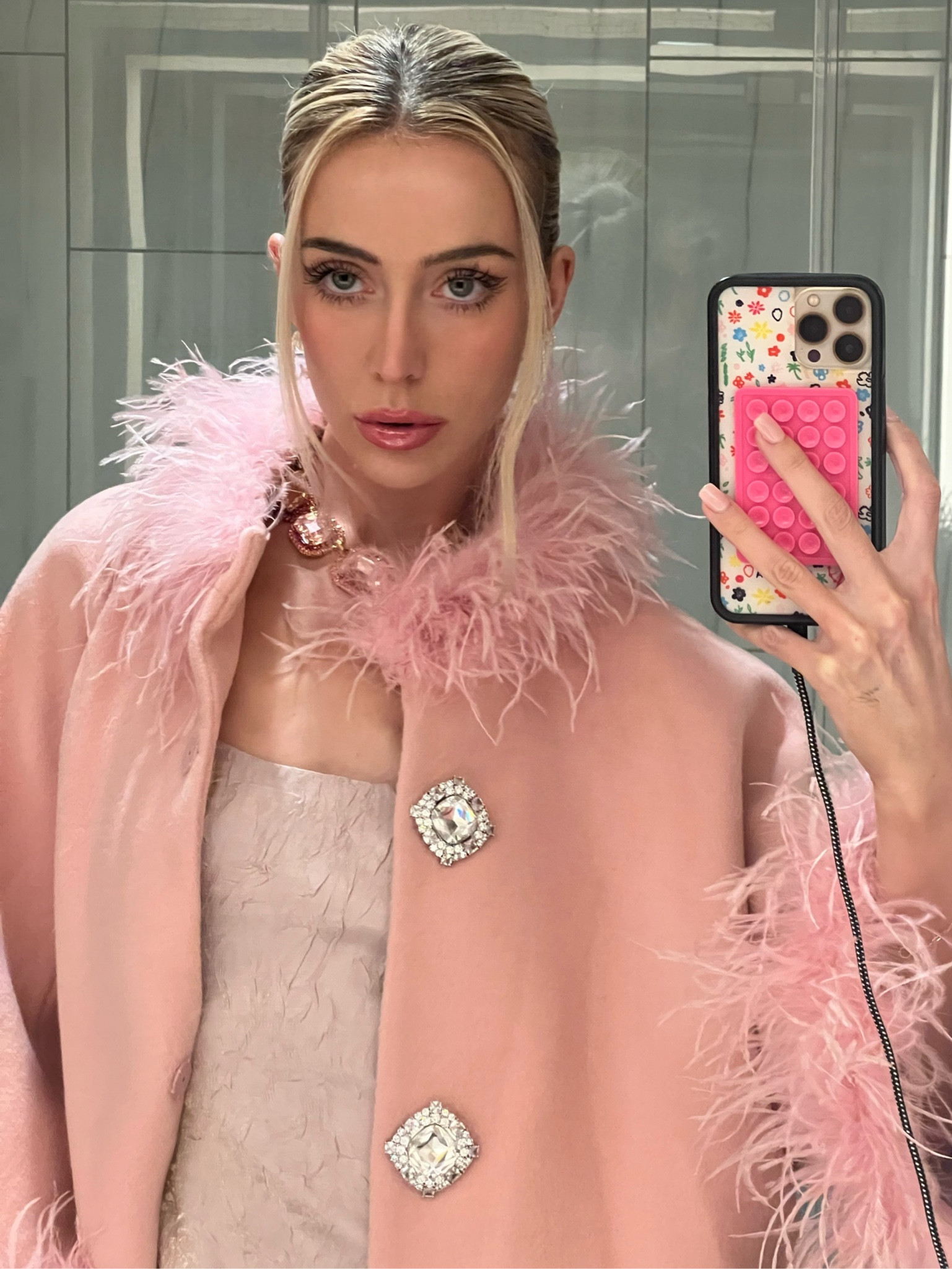 Bury me in this pink feather coat 

#LTKGiftGuide