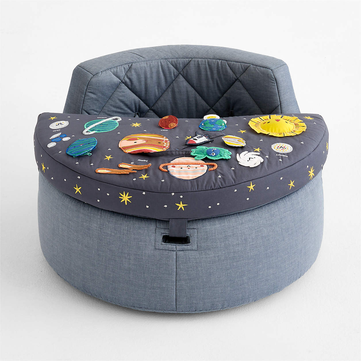 Deep Space Baby Activity Chair + Reviews | Crate & Kids | Crate & Barrel