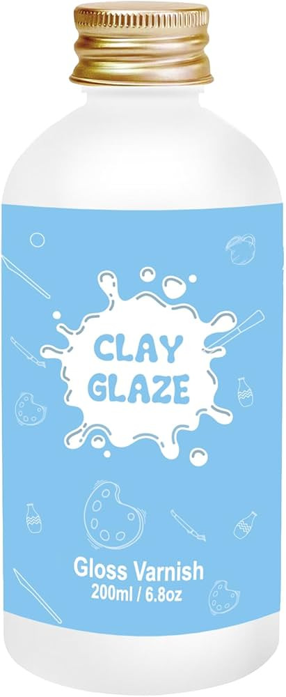 200ml Air Dry Clay Varnish，Air Dry Clay Sealant for Airdry Clay，Air Dry Clay Glaze Can Not On... | Amazon (US)