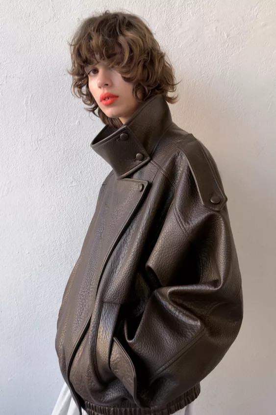 FAUX LEATHER JACKET | Zara US