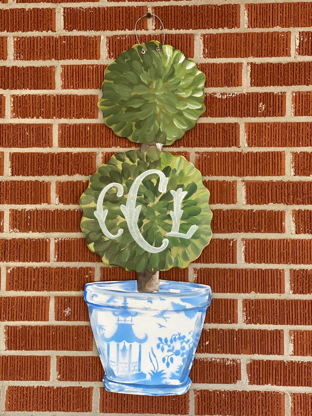 Topiary Door Hanger. Dothan Alabama. Artist Tree. Dondee - Etsy | Etsy (US)