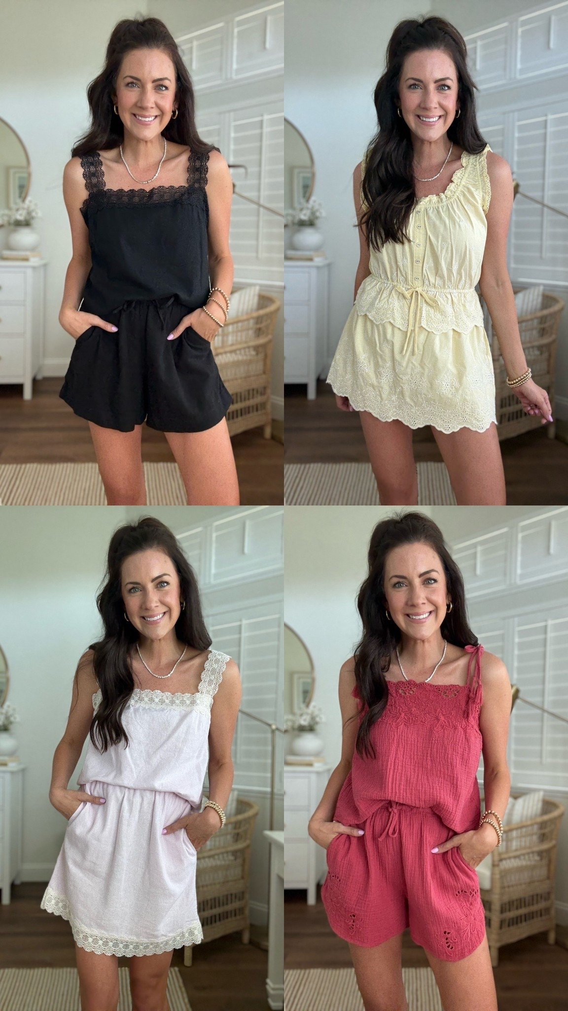 Target matching sets for spring + summer
Xs in yellow top, small in the rest
Xs in pink skirt—runs big
Small in all other bottoms 

#LTKootd #LTKSeasonal #LTKmomlife