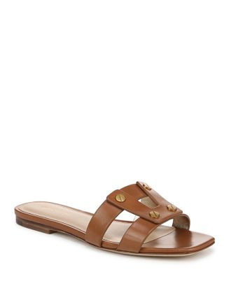 Women's Via Leather Slide Sandals | Bloomingdale's (US)