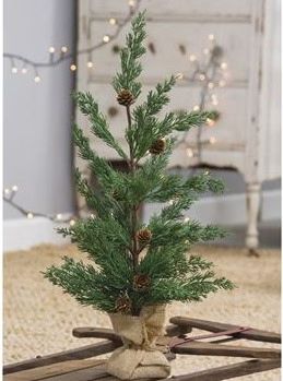 Pinecone Tree with Burlap Base | Cloth + Cabin