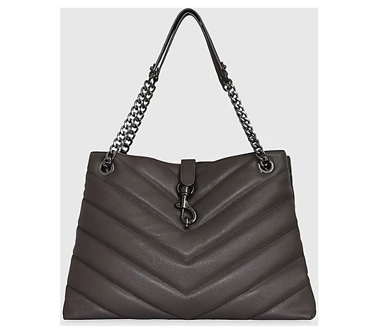 Rebecca Minkoff Edie Maxi_Leather Tote | QVC