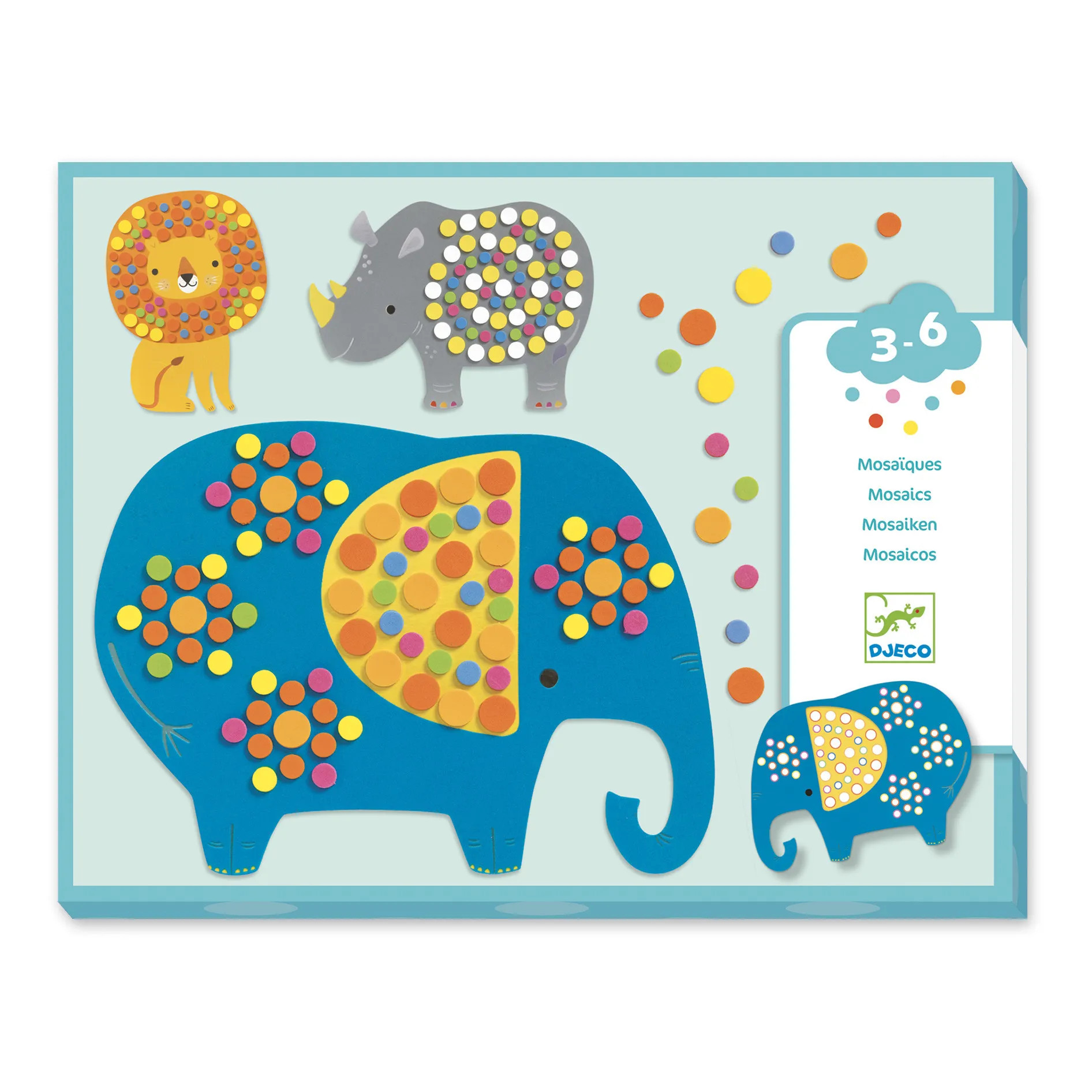 Creative Jungle Mosaic Activity Set | Smallable