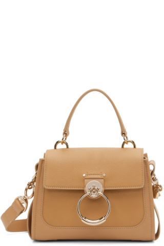 Beige Mini Tess Day Bag | SSENSE