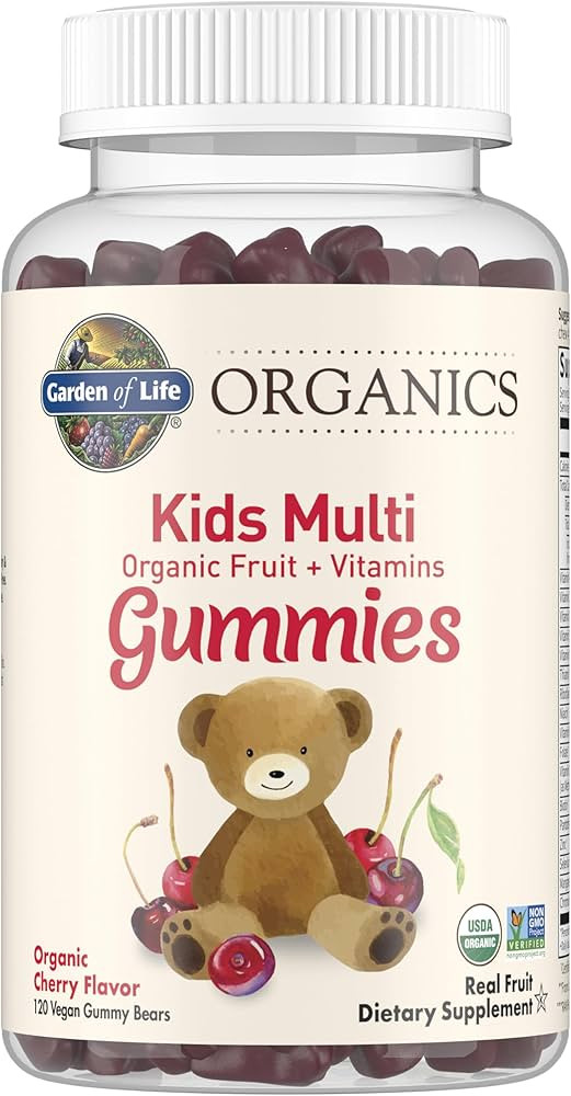 Garden of Life Organics Kids Gummy Vitamins, Certified Organic, Non-GMO & Vegan Complete Children... | Amazon (US)