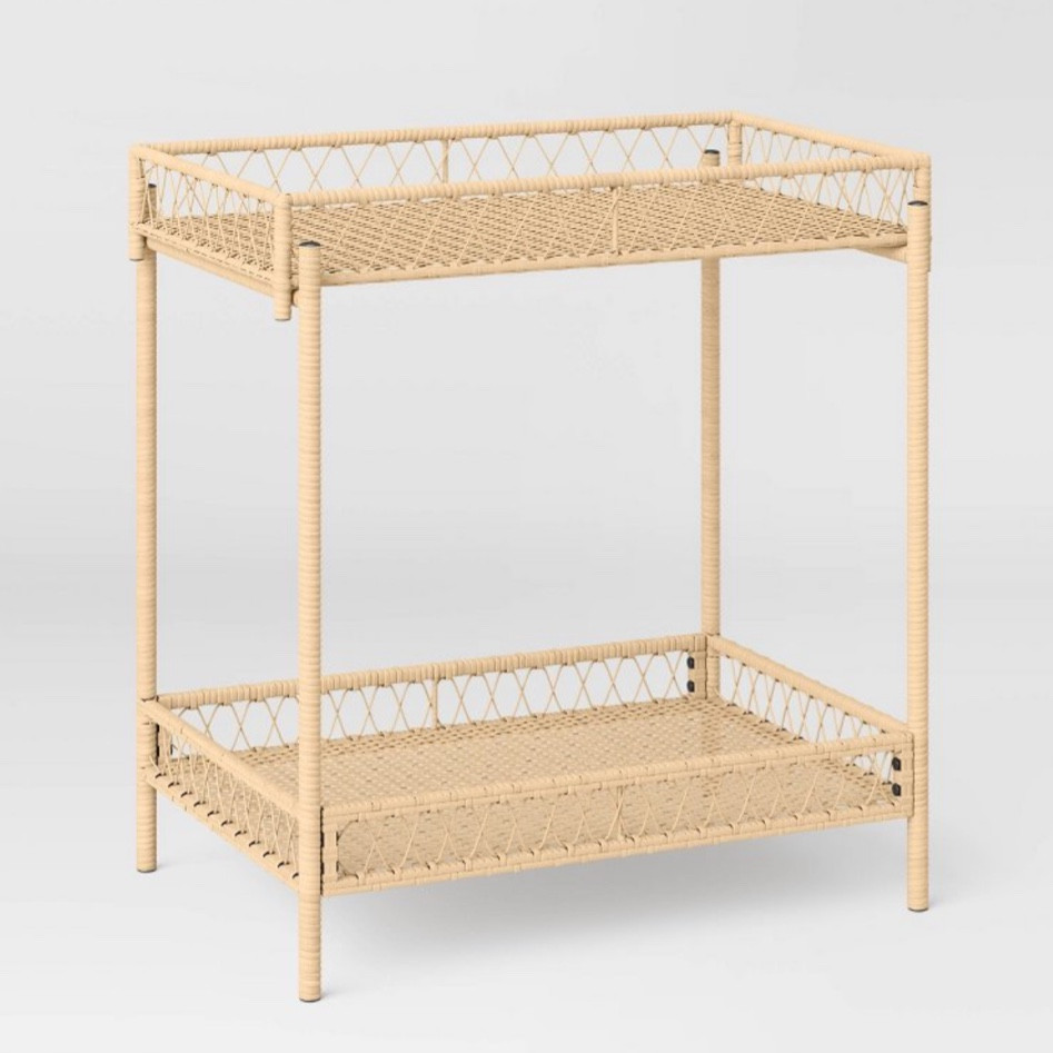 Rattan bar cart modern spring patio 

#LTKFind #LTKhome #LTKSeasonal