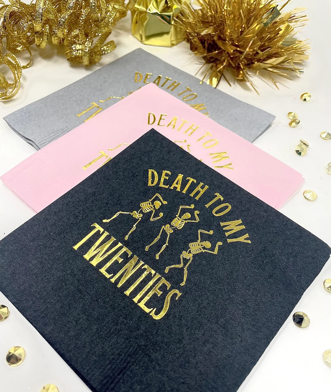 Death to My Twenties, 30th Birthday Decorations, 30th Birthday Napkins, 30th Birthday Party, 30th... | Etsy (US)
