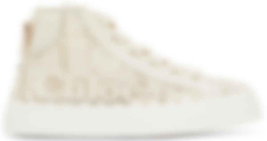 Off-White Lace Lauren High-Top Sneakers | SSENSE