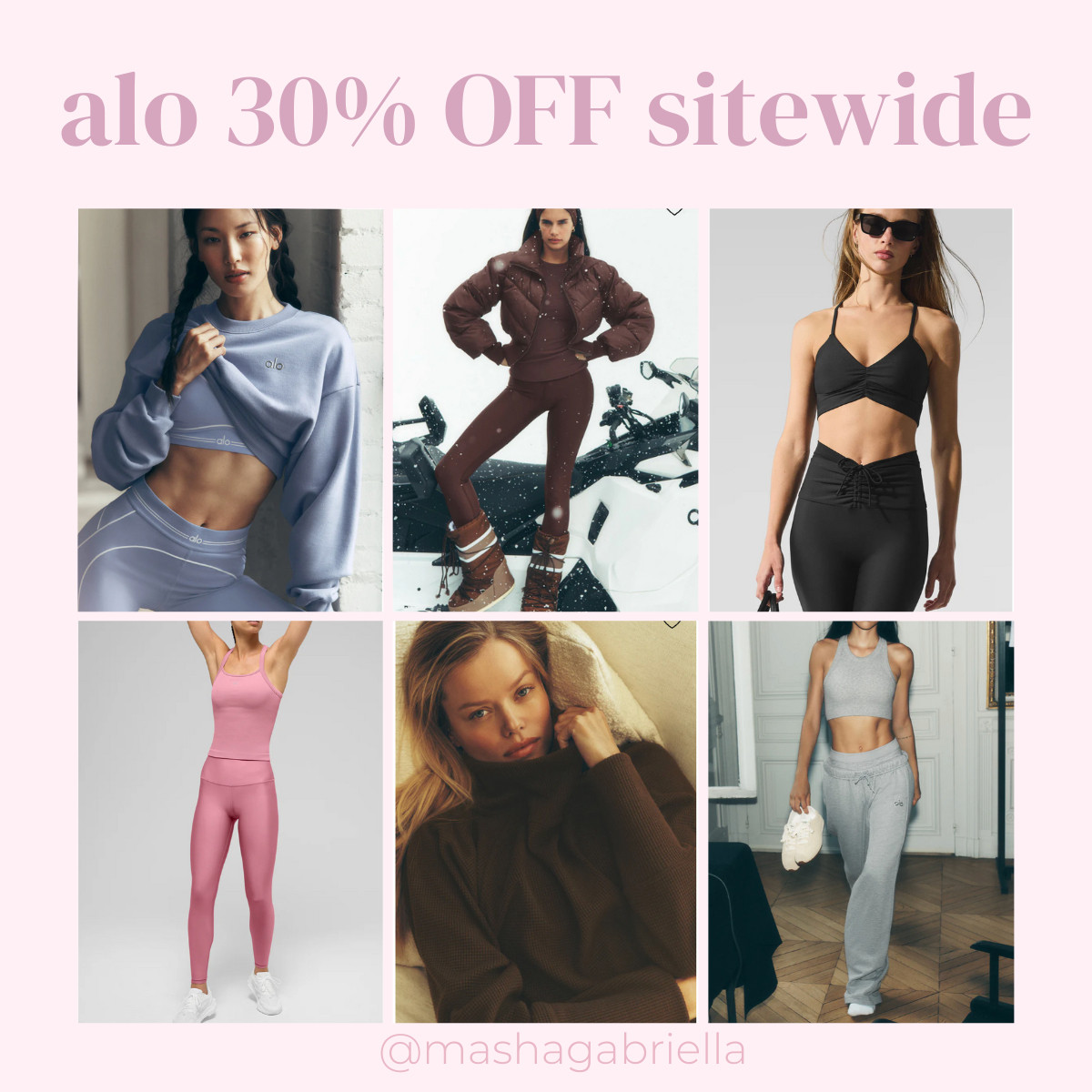 Alo is doing 30% OFF sitewide and I’m losing it 😭✨
Sharing my most-worn sets + the pieces that actually hold up wash after wash. If you’ve been wanting to refresh your activewear or get that clean, sculpted, gym-to-street look… now is your moment.

Why I love Alo:
– So flattering on the waist
– Never sheer
– Luxe fabric that smooths & lifts
– Perfect for moms on the go & glam girlies who want cute + comfy

🛍️ Tap the images to shop my exact picks + colors!
Run!! Sale ends fast ⚡️



#AloYoga #AloSale #LTKFaves #LTKSaleAlert #ActivewearObsessed

 

#LTKGiftGuide #LTKCyberWeek #LTKSaleAlert