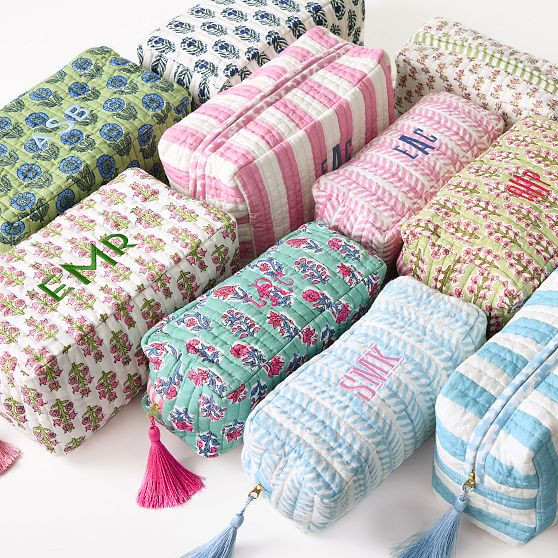 Block Print Travel Pouch | Mark and Graham